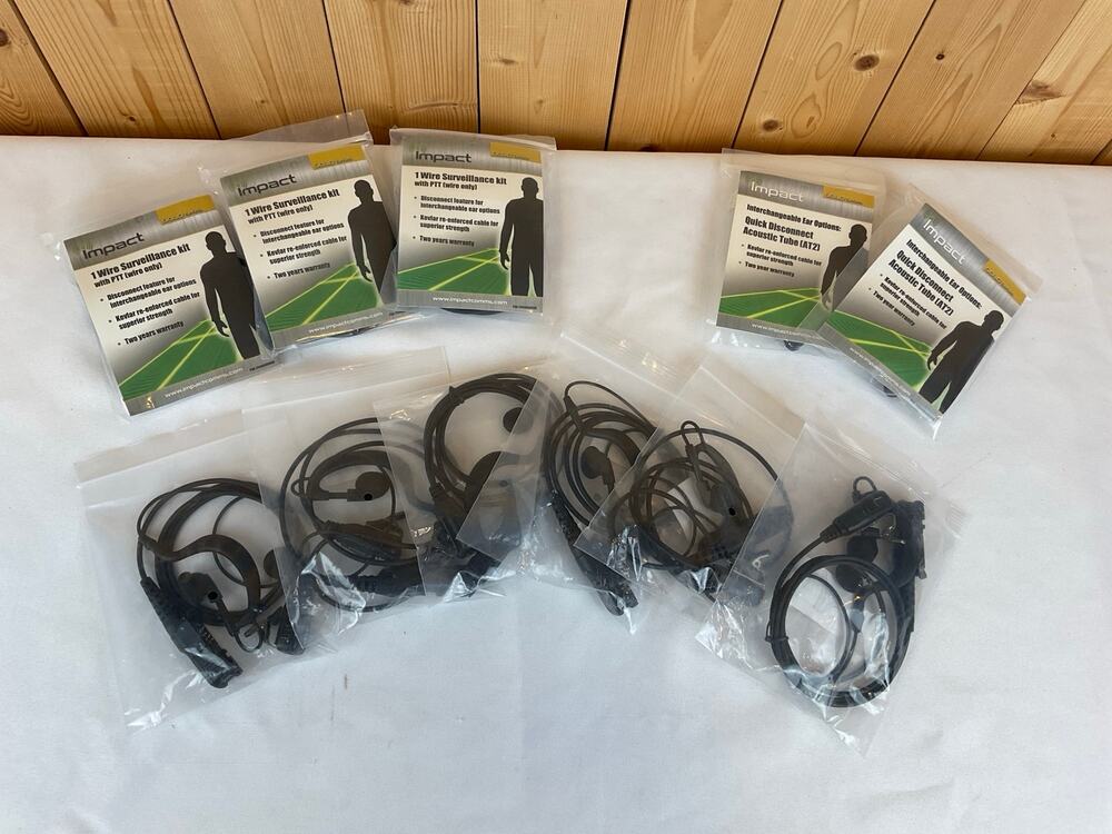 Surveillance Earpiece Bundle (See description for details)